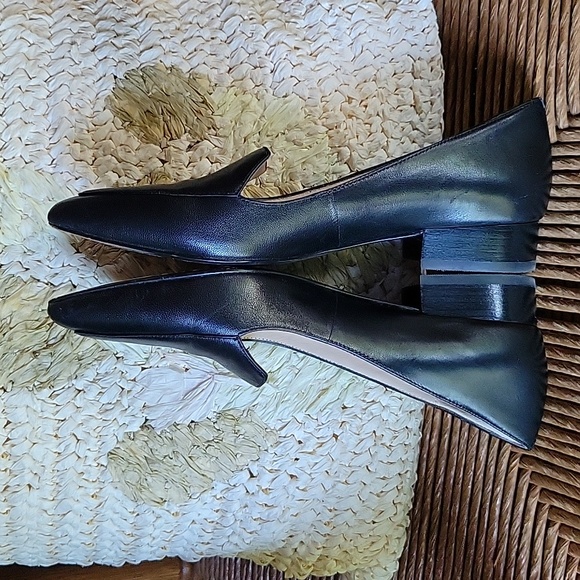 Cole Haan Dellora Skimmer Pointed Toe Loafers, Black, size 5B - Picture 5 of 11